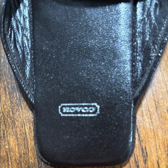 Coach Black Mules with Open Back - Picture 5 of 8